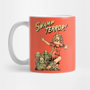 Hermosa Mujer Pantano Terror Comic Halloween Mug